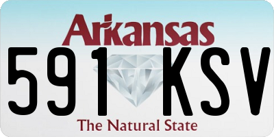 AR license plate 591KSV