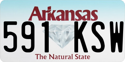 AR license plate 591KSW
