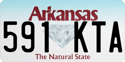 AR license plate 591KTA