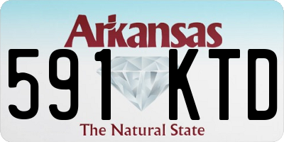 AR license plate 591KTD