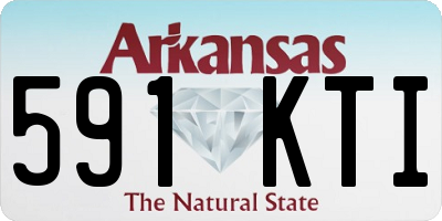 AR license plate 591KTI