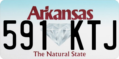 AR license plate 591KTJ