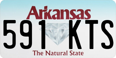 AR license plate 591KTS