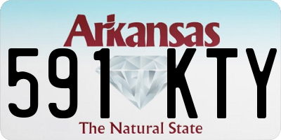 AR license plate 591KTY