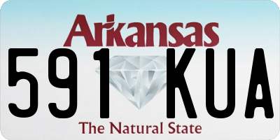 AR license plate 591KUA
