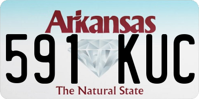 AR license plate 591KUC