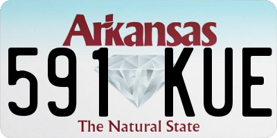 AR license plate 591KUE