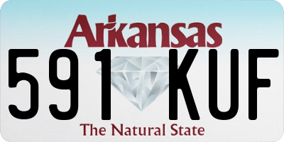 AR license plate 591KUF
