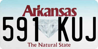 AR license plate 591KUJ