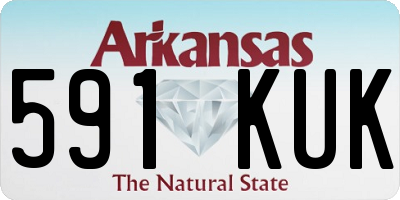 AR license plate 591KUK