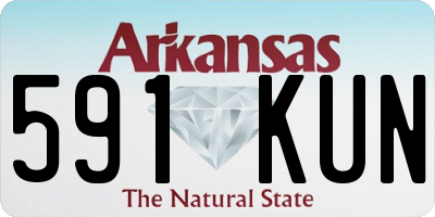 AR license plate 591KUN