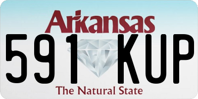 AR license plate 591KUP