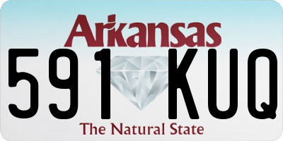 AR license plate 591KUQ