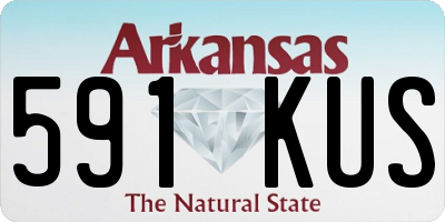 AR license plate 591KUS