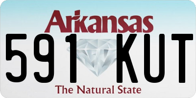 AR license plate 591KUT