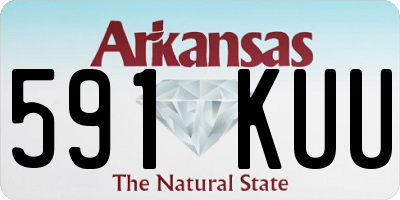 AR license plate 591KUU