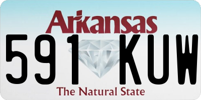 AR license plate 591KUW