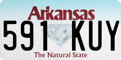 AR license plate 591KUY