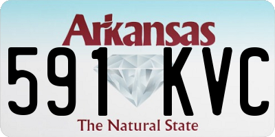 AR license plate 591KVC