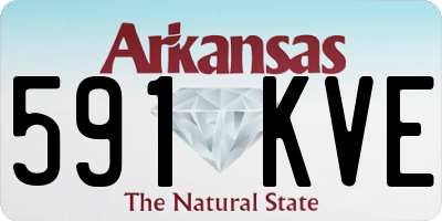 AR license plate 591KVE