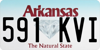 AR license plate 591KVI