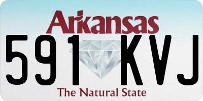 AR license plate 591KVJ