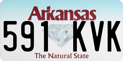AR license plate 591KVK