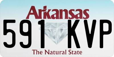 AR license plate 591KVP