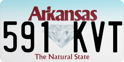AR license plate 591KVT