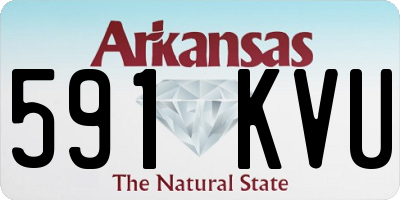 AR license plate 591KVU
