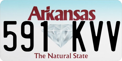 AR license plate 591KVV