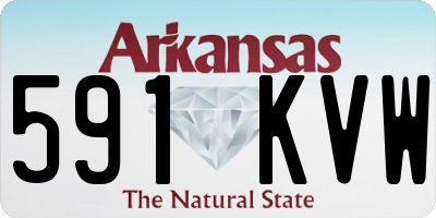 AR license plate 591KVW