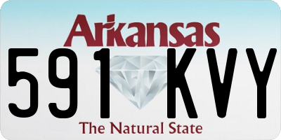 AR license plate 591KVY