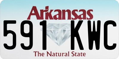 AR license plate 591KWC