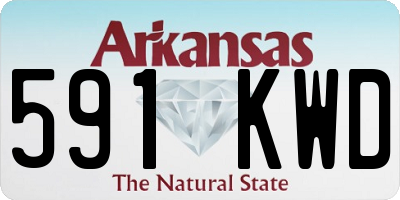 AR license plate 591KWD