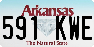 AR license plate 591KWE