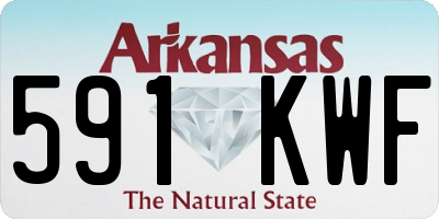 AR license plate 591KWF