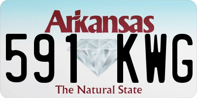 AR license plate 591KWG