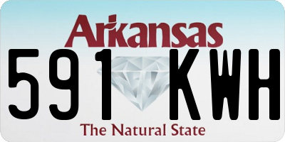 AR license plate 591KWH