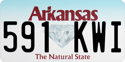 AR license plate 591KWI