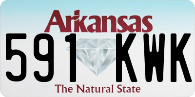 AR license plate 591KWK