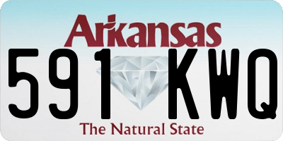 AR license plate 591KWQ