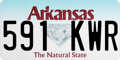 AR license plate 591KWR