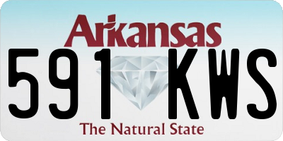 AR license plate 591KWS