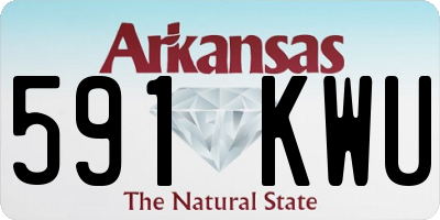 AR license plate 591KWU