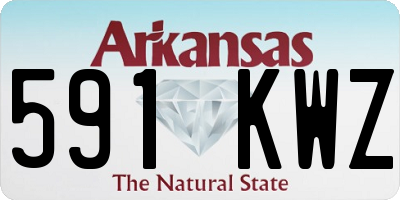 AR license plate 591KWZ