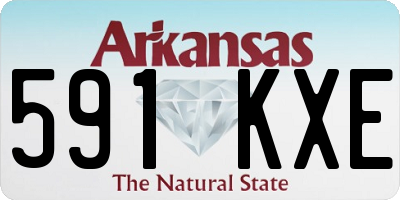 AR license plate 591KXE