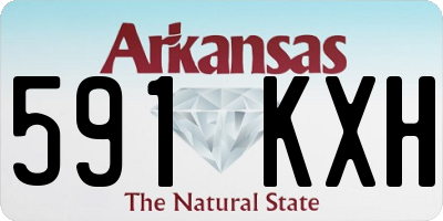 AR license plate 591KXH