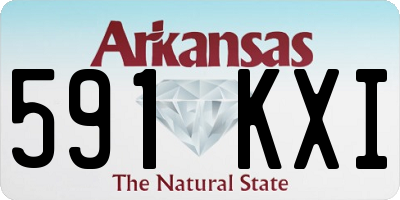 AR license plate 591KXI