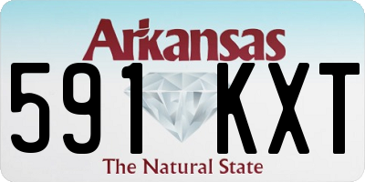 AR license plate 591KXT